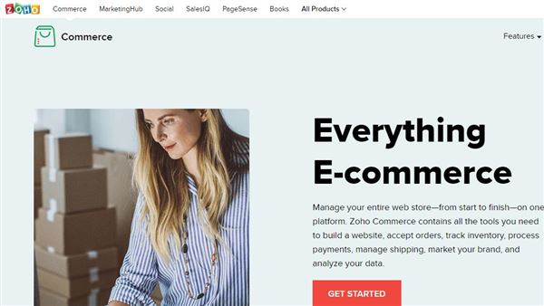 Zoho Commerce_建站工具