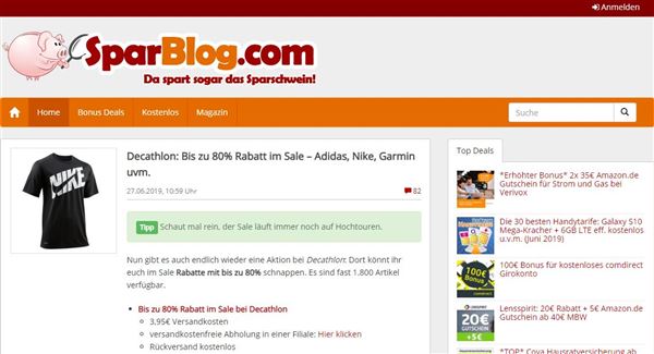Sparblog_德国销售折扣网
