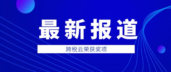 实力认可！跨税云荣获“2022年度最佳税务服务”奖项