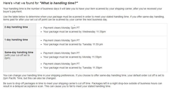 如何设置eBay handling time处理时间，以及listing重新刊登步骤