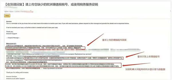 意大利税局要求亚马逊共享卖家销售数据_法国新的增值税法案或于2020年1月1日生效！